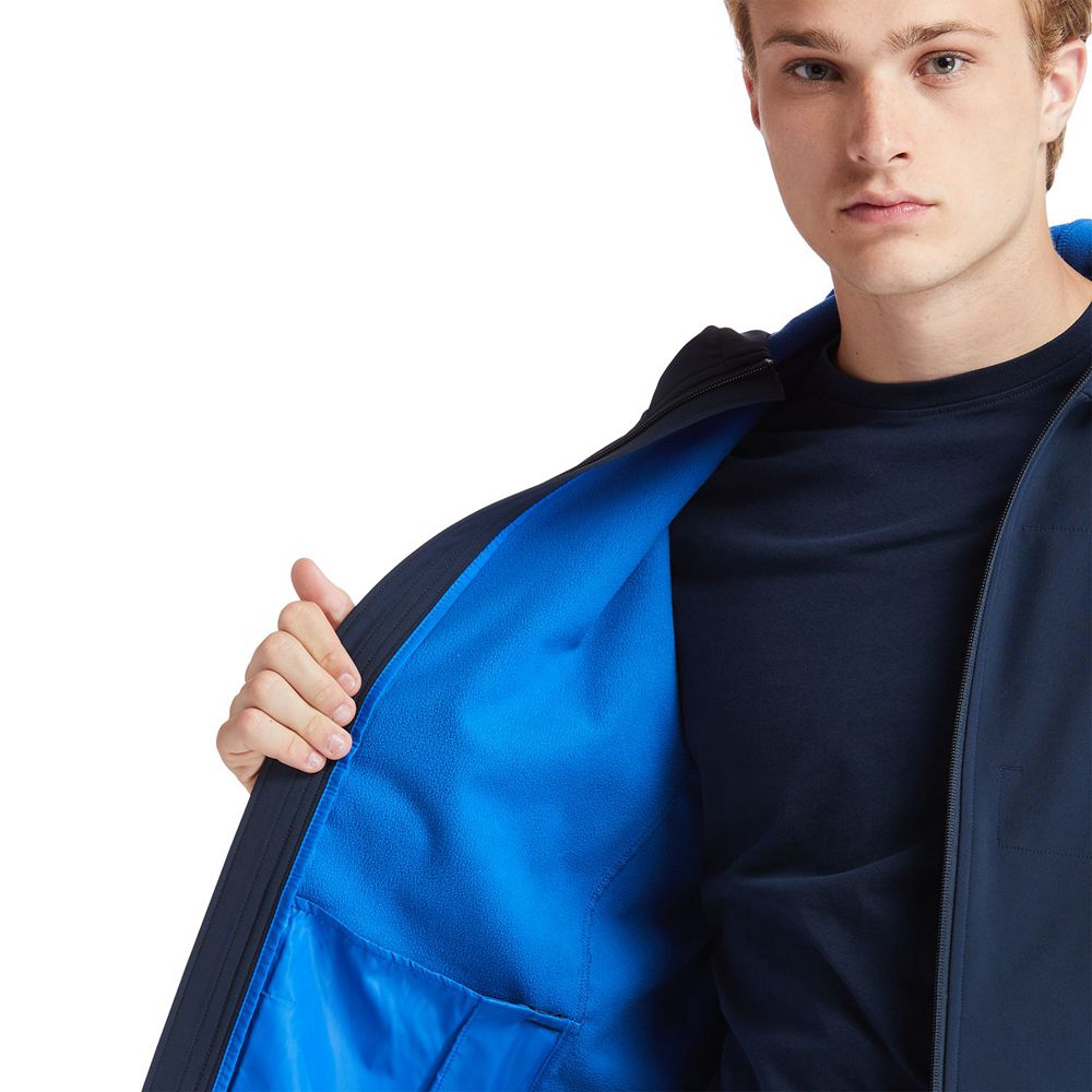 Chaquetas Timberland Hombre Mt. Waumbeck Sin Capucha Softshell Azul Marino - Chile EBR-642397